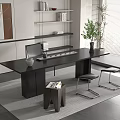 Tea table and chair combination 3d model