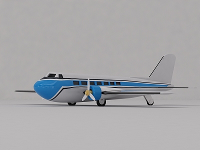 Modern Airliner Nostalgic Furniture Antique Furniture 3d model