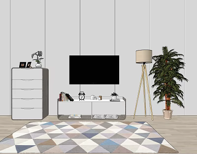 Modern TV Cabinet 3d model Modern TV Cabinet 3d model