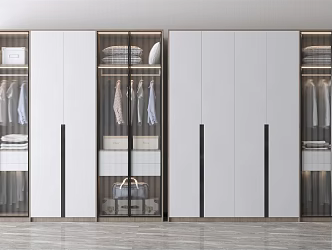 Modern wardrobe 3d model