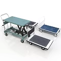 Mobile Medical Equipment Carts With Wheels And Various Surface Designs