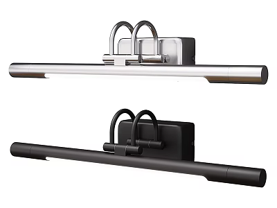 Modern Bag Box Hanger Rods Silver And Black With Hooks For Home Use 3d model