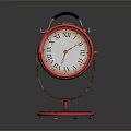Floor Clock Big Clock Retro Clock Retro Clock Retro Clock Large Clock Pendulum Furnishings 3d model