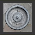 Elegant Stone Decorative Fountain With Two Tiered Bowl And Square Base