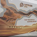 Exhibition Hall Cultural Wall for CPIC Featuring Desert Camel Caravan Mountain and Lighting Design