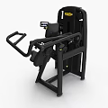Professional Black Chest Press Fitness Machine With Ergonomic Seat And Adjustable Arms