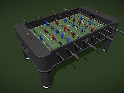 Soccer Table Games Table Board Games Soccer 3d model