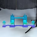 Detailed 3D Model of London Tower Bridge Showing Architectural Structure and Design