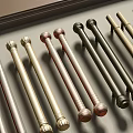 Various Metallic Handles In Different Styles And Colors For Modern Furniture Cabinet