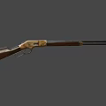 Vintage Classic Rifle With Wooden Stock And Metal Barrel Design Features