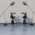 Lamp ornaments art lamp 3d model