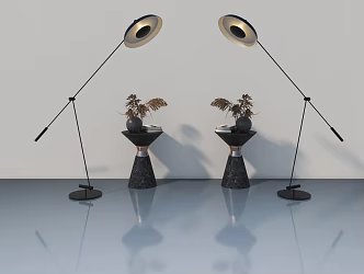 Lamp ornaments art lamp 3d model