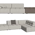 Modern Multiplayer Sofa Italia Multiplayer Sofa Corner Sofa 3d model