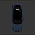 Audi Blue Sports Coupe With Black Roof And Sleek Modern Exterior Design