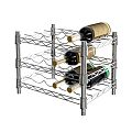 Kitchen Supplies Wine Rack 3d model