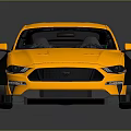 Modern Sleek Yellow Sports Car With Gray Accents Black Wheels And Red Brake Calipers