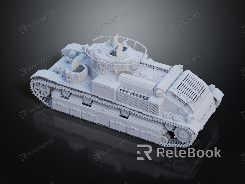 Modern Tank Fights model