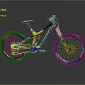 BOSS Black And Yellow Mountain Bike With Suspension System And Large Tires