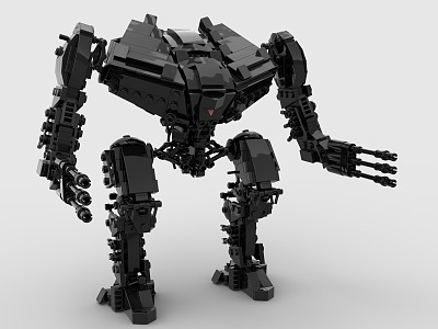 Lego toy secret battle robot mechanical warrior 3d model