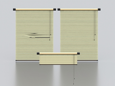 blinds venetian blinds curtain door curtain 3d model