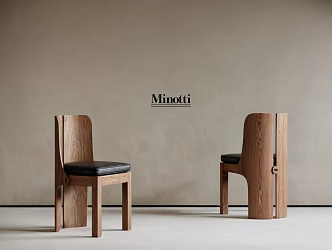 Middle Ancient Dining Chair 3d model