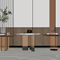Modern Side Table Coffee Table 3d model