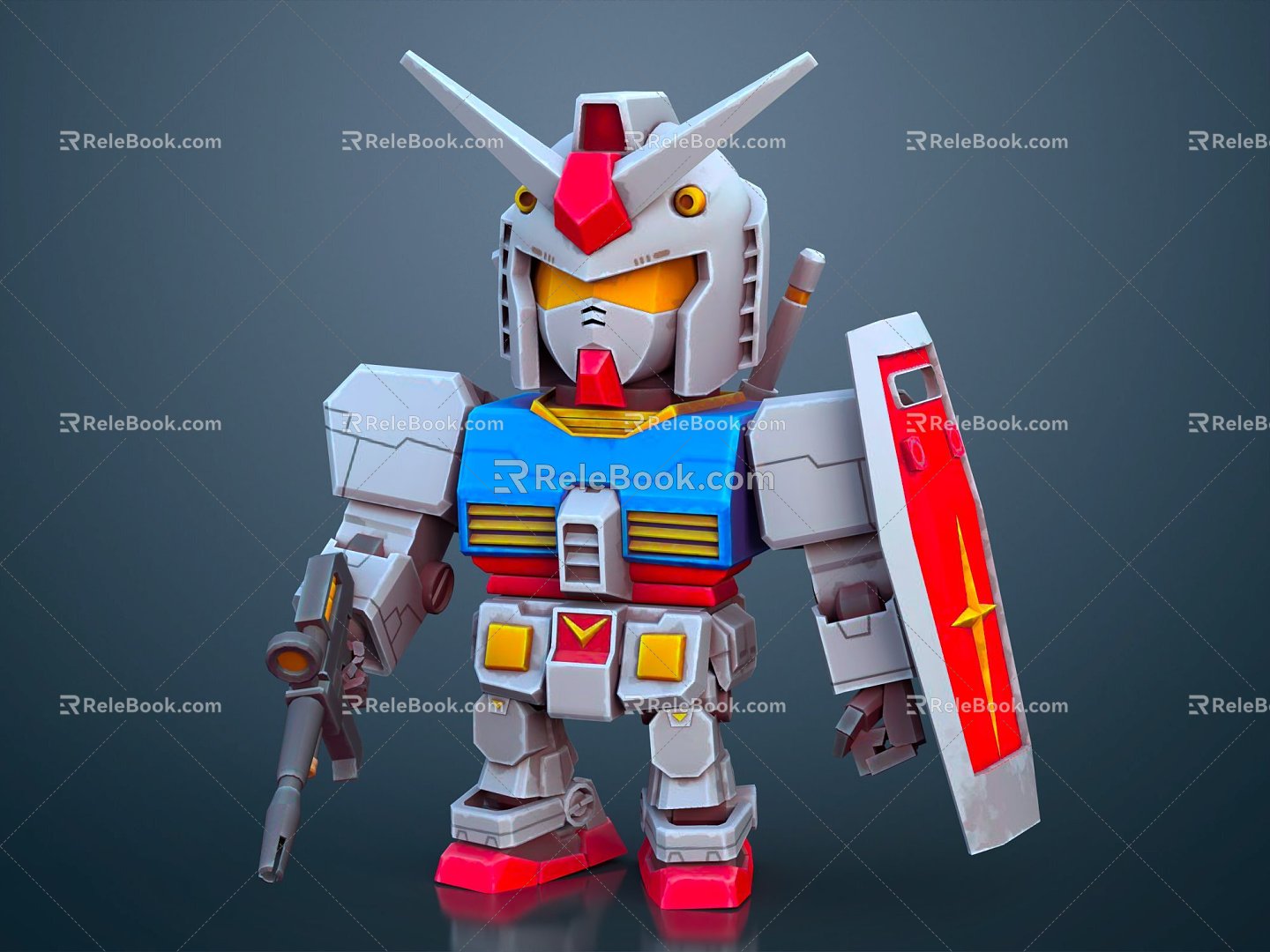 Modern Robot Toy Robot Toy Transformers 3d model