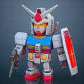 Modern Robot Toy Robot Toy Transformers 3d model