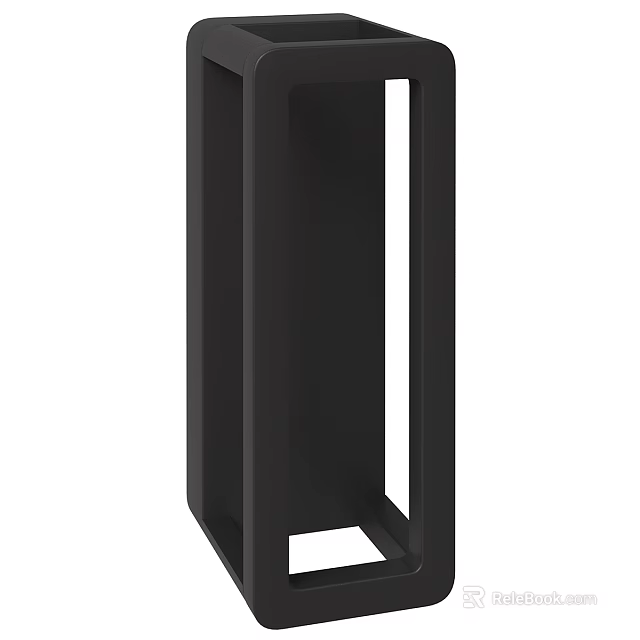 Modern Black Metal Wall Lamp With Sleek Design For Indoor Decoration 3d model 