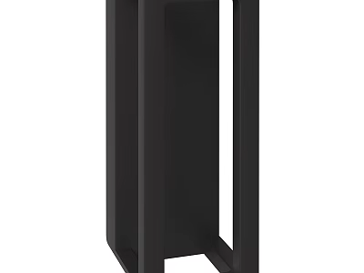Modern Black Metal Wall Lamp With Sleek Design For Indoor Decoration 3d model