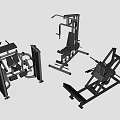 Fitness Equipment For Strength Training With Multiple Gym Machines And Different Types
