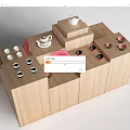 Wenchuang Booth Display Shelf Display Cabinet 3d model