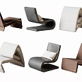 Modern Upholstered Accent Chairs in Multiple Colors with Unique Curved Design and Various Styles