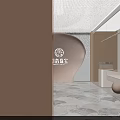Luxury Modern Jewelry Store Interior with Marble Counter Display Cases and Elegant Lighting