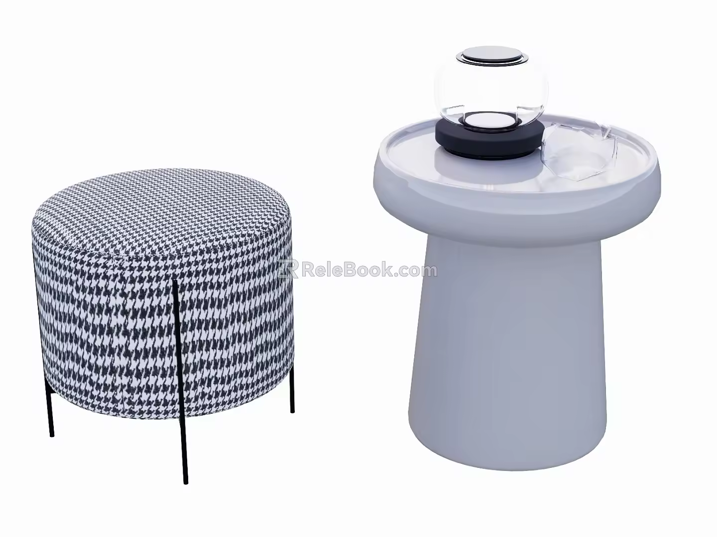 Simple Side Table 3d model