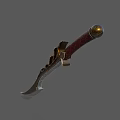 Game World Broken Single Knife 3d model