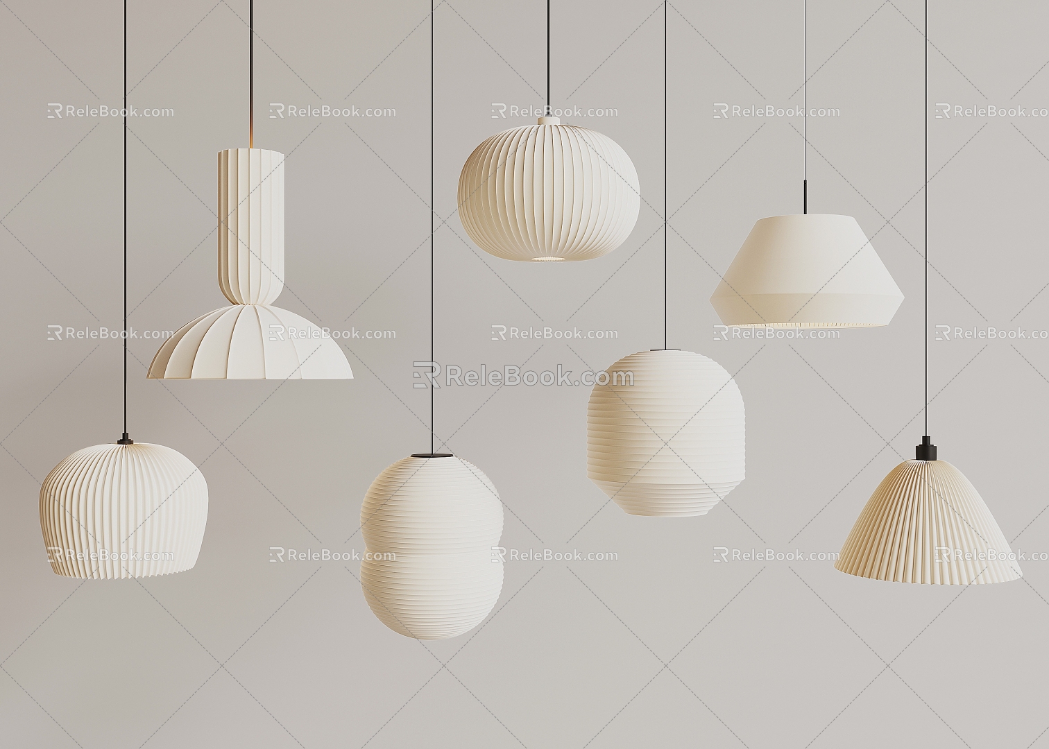 Quiet chandelier 3d model