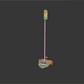 Durable Medical IV Stand With Metal Pole Top Container And Wheeled Base