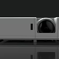 White Surveillance Projector With Rear Ports For HD Monitoring And Multifunctional Use