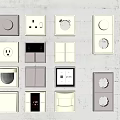 Modern Switch Smart Socket 3d model