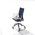 Ergonomic Office Chair With Adjustable Armrests Swivel Wheels And Comfortable Backrest