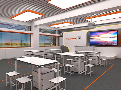 Modern Liquor Tobacco Store With Shelves Product Displays And Lighting 3d model