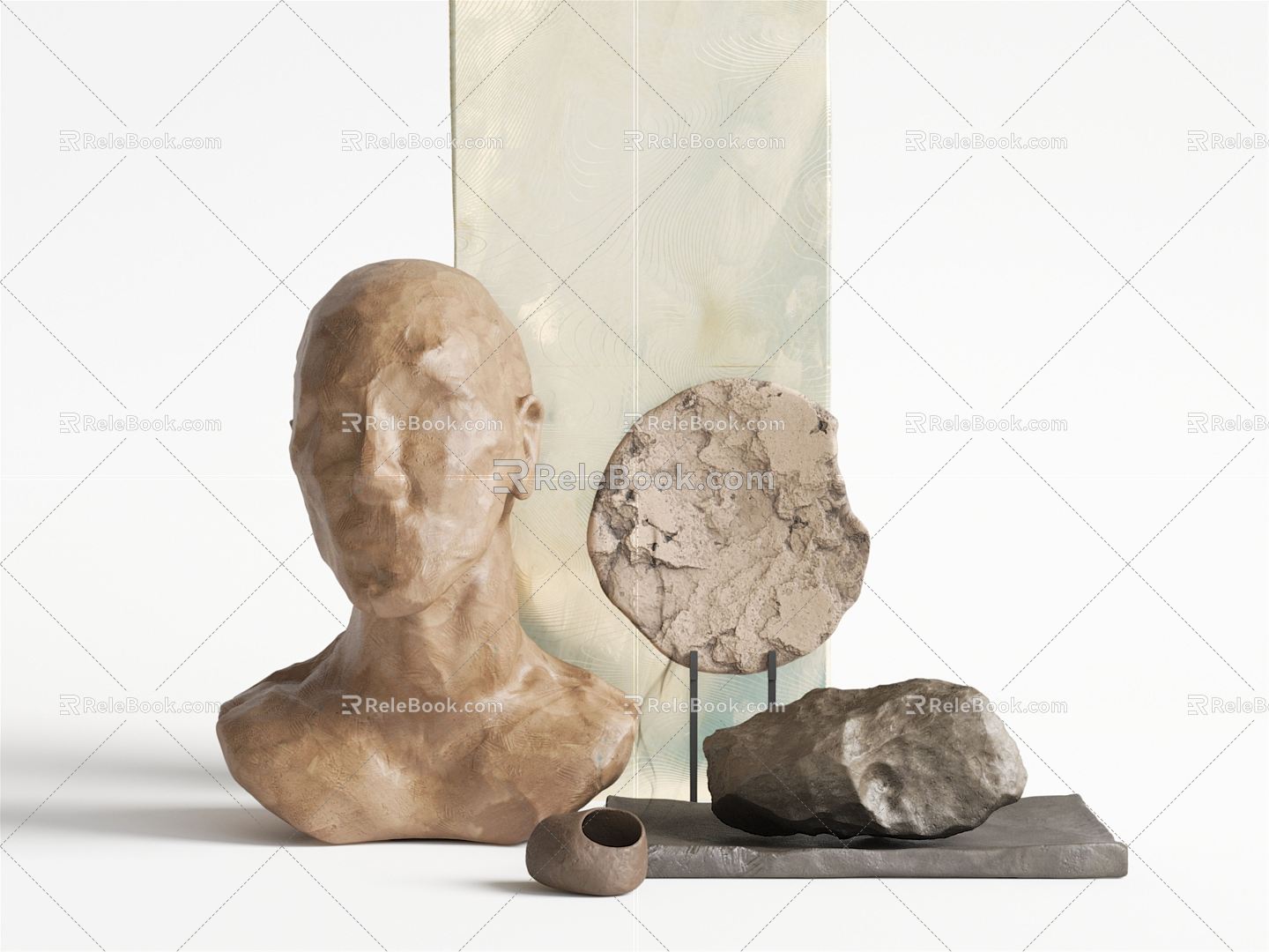 Modern Sculpture 3d model