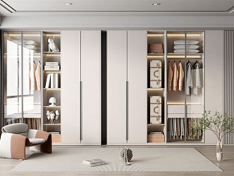 Modern wardrobe 3d model