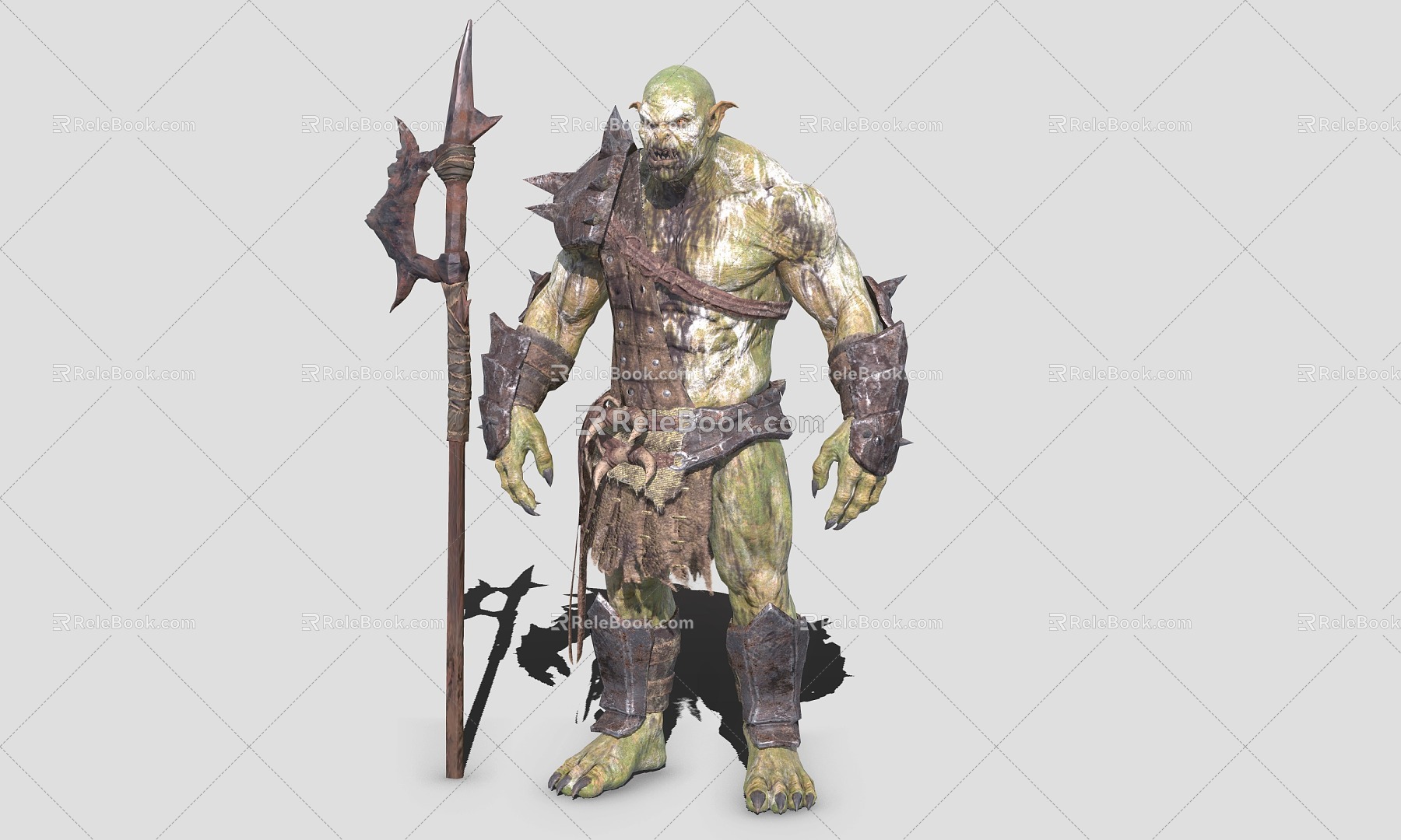 Orc Spear Soldier Orc 3d model