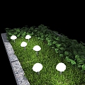 Modern Lawn Lamp Floor Lamp Mushroom Lawn Lamp Garden Lamp Characteristic Art Light 3d model