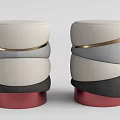 modern sofa stool pier 3d model