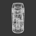 NASCAR Race Car With Number 10 TaklAct Logo White Body And Sponsors