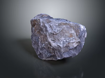 Natural Stone With Rough Surface And Authentic Natural Texture For Decoration Projects 3d model