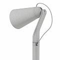 Modern Adjustable Table Lamp With Sleek Metal Base And Rotatable Head Design 3d model